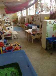 Our wonderful creche - it's much nicer with our children it it!